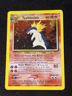 Typhlosion Neo Genesis 18/111 Holo Pokemon - Image 1