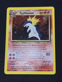 Typhlosion Neo Genesis 18/111 Holo Pokemon - Image 2