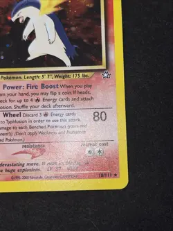 Typhlosion Neo Genesis 18/111 Holo Pokemon - Image 5