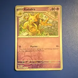 Pokemon Kadabra 081/167 Sv06 Twilight Masquerade Stage 1 HP80 10+ Reverse Holo … - Image 1