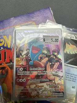 2025 Pokemon Center Stamped Team Rocket's Wobbuffet SVP 203 Destined Rivals - Image 1