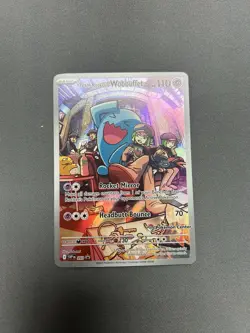 2025 Pokemon Center Stamped Team Rocket's Wobbuffet SVP 203 Destined Rivals - Image 2