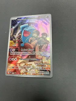 2025 Pokemon Center Stamped Team Rocket's Wobbuffet SVP 203 Destined Rivals - Image 4