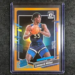 2023-24 Donruss Optic LEONARD MILLER Rated Rookie Orange /199 #234 - Image 1