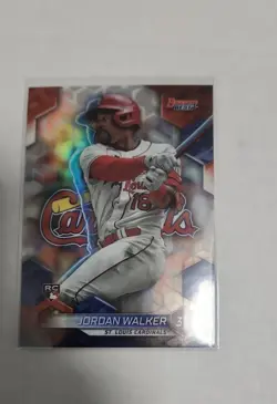 2023 Bowman's Best - Jordan Walker #65 Refractor (RC) - Image 1