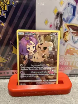 Pokemon Mimikyu TCG Cosmic Eclipse Holo Card 245/236 Full Art Secret - Image 1