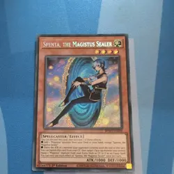 YuGiOh Spenta, The Magistus Sealer Secret Rare BPRO-EN098 - Image 1