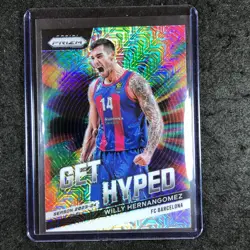 2023-24 Prizm EuroLeague WILLY HERNANGOMEZ Get Hyped Mojo Prizm 14/25 - Image 1