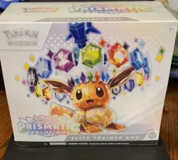 Pokemon TCG S&V Prismatic Evolutions ETB Elite Trainer Box FACTORY SEALED - Image 1