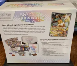 Pokemon TCG S&V Prismatic Evolutions ETB Elite Trainer Box FACTORY SEALED - Image 2