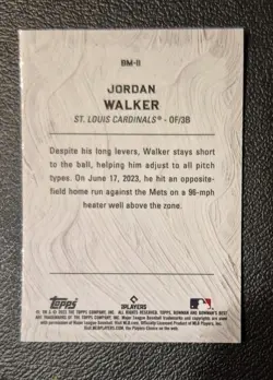 2023 Bowman's Best - Bowman Masterpieces Jordan Walker #BM-11 (RC) - Image 2