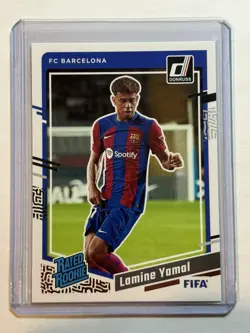 Lamine Yamal 2023-24 Donruss FIFA FC Barcelona Rated Rookie FCB RC - Image 1