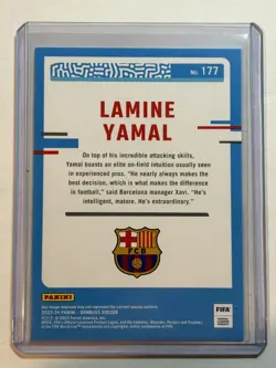 Lamine Yamal 2023-24 Donruss FIFA FC Barcelona Rated Rookie FCB RC - Image 2