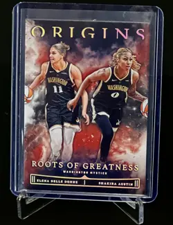 Elena Delle Donne Shakira Austin 2023 Panini Origins WNBA Roots of Greatness - Image 1
