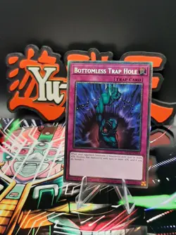 Yu-Gi-Oh! Bottomless Trap Hole MP25-EN018 Starlight Rare 1st Ed NM - Image 1