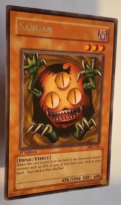 Yu-Gi-Oh! Sangan MRD-069 Metal Raiders 1st Ed Vintage 2002 Original Near Mint - Image 2