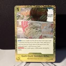 Gum-Gum Golden Rifle OP15-116 Adventure on KAMI’s Island One Piece - Image 1