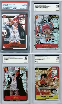 2025 One Piece Korean Chopper, Shanks Manga And Serial Shanks, ACE - Image 1