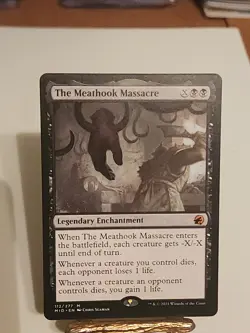 The Meathook Massacre Innistrad Midnight Hunt MID112 Mythic Enchantment MTG Card - Image 1