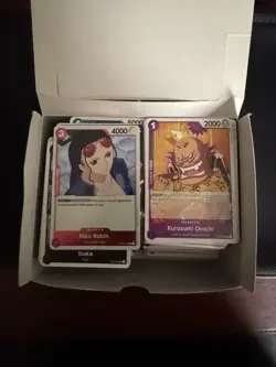 One Piece Card Game OP01-OP09 mixed card Bulk Lot – Multiple Copies – NM - Image 1