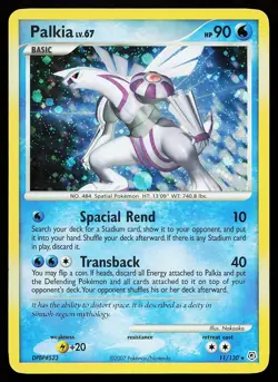 Palkia 11/130 Holo Rare Diamond and Pearl Pokemon Card - Image 1