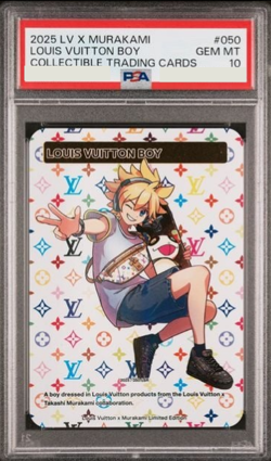 PSA 10 LOUIS VUITTON x TAKASHI MURAKAMI Trading card LOUIS VUITTON BOY 050 - Image 1