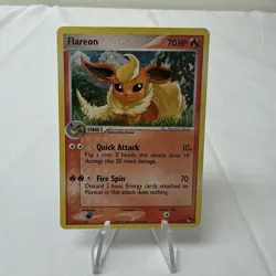 Pokemon TCG Flareon Holo Rare Card 2/17 Pop Series 3 LP - Image 1