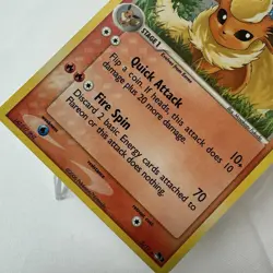 Pokemon TCG Flareon Holo Rare Card 2/17 Pop Series 3 LP - Image 5
