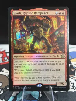 MTG: TMNT - Slash, Reptile Rampager Foil R 0108 - Image 1