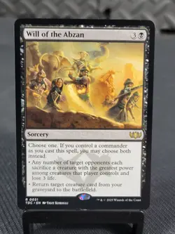 Magic the Gathering - Commander: Tarkir: Dragonstorm - Will of the Abzan - Image 1