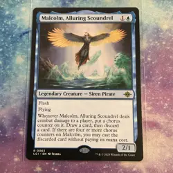 Malcolm, Alluring Scoundrel (REGULAR) x1 - MTG The Lost Caverns of Ixalan LCI - Image 1