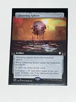 Wizards of the Coast Glistening Sphere Extended Art Rare Artifact Colorless 58 … - Image 1