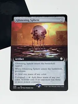 Wizards of the Coast Glistening Sphere Extended Art Rare Artifact Colorless 58 … - Image 2