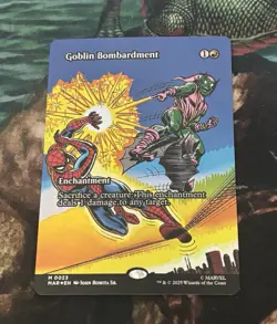 Goblin Bombardment (Borderless Foil) Marvel Universe Eternal-Legal Foil - Image 1