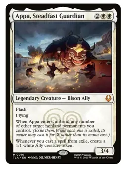 1x Appa, Steadfast Guardian - Avatar Mythic! NM Mint! - Image 1