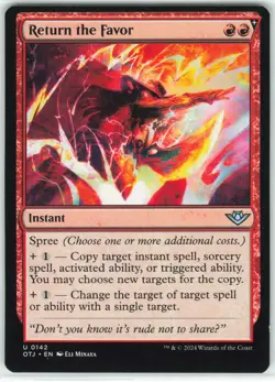 Magic: The Gathering 2024 Outlaws of Thunder Junction Return the Favor #142 - Image 1