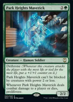 x1 Park Heights Maverick R MTG Commander Streets of New Capenna M/NM, English - Image 1