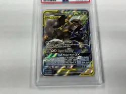 PSA 10 LUCARIO & MELMETAL GX SM192 SUN & MOON BLACK STAR PROMO TAG TEAM POKEMON - Image 2