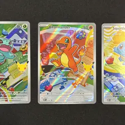 Pokemon TCG First Partner Illustration Series 1 Kanto GEN 1 Starters - Image 3