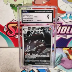 CGC 9 Houndoom 066/064 Illustration Rare - Shrouded Fable - Pokemon - SHIPS FAST - Image 1