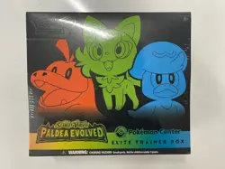 Pokemon Paldea Evolved Pokemon Center Elite Trainer Box - Factory Sealed - Image 1
