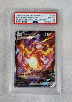 Charizard VMAX SWSH261 PSA 10 Gem Mint SWSH Promo UPC Pokemon - Image 1