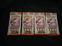 4 Japanese 151 Booster Pack SV2a - Pokemon Factory Sealed US SELLER - Image 1