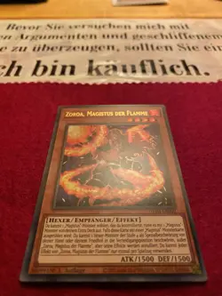 Yu-Gi-Oh! ZOROA, MAGISTUS DER F., GEIM-DE002, ULTRA RARE, NM 1st, KOMBI-VERSAND! - Image 2
