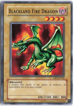 Yugioh - Blackland Fire Dragon DB2-EN036 Unlimited - Dark Beginning 2 - Image 1