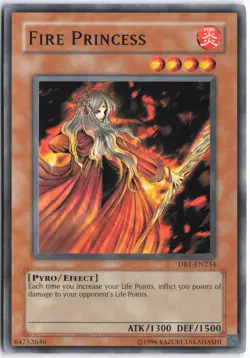Yugioh - Fire Princess DB1-EN234 Unlimited - Dark Beginning 1 - Image 1