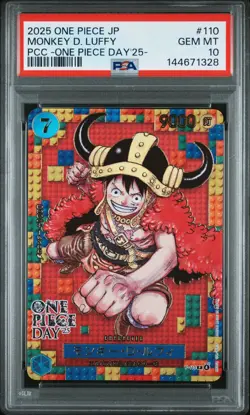 2025 One Piece Day Luffy #P110 PSA 10 Premium Collection Monkey D. Luffy - Image 1
