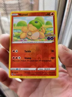 Pokemon numel/ditto peelable Pokemon Go 013/078 Reverse Holo Common - Image 1