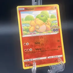 Pokemon GO Numel 013/078 Peelable Hidden Ditto Reverse Holo UNPEELED NM/M - Image 2