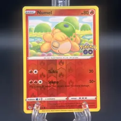 Pokemon GO Numel 013/078 Peelable Hidden Ditto Reverse Holo UNPEELED NM/M - Image 1